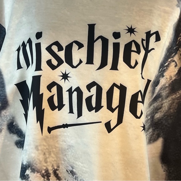 Harry Potter Mischief Managed The Prisoner of Azkaban Scuba  Sweatshirt 2X - Picture 2 of 6